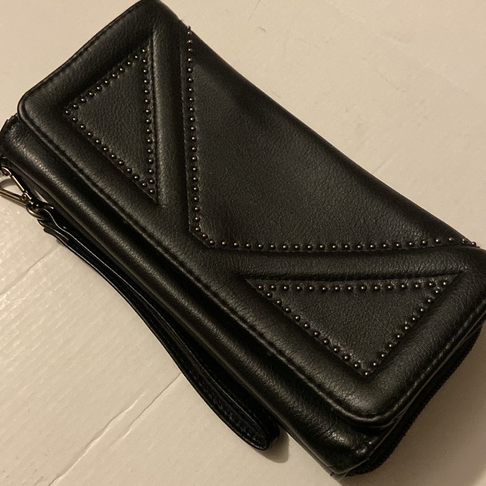 Enzo Angiolini Vegan Leather Clutch Purse/Wallet